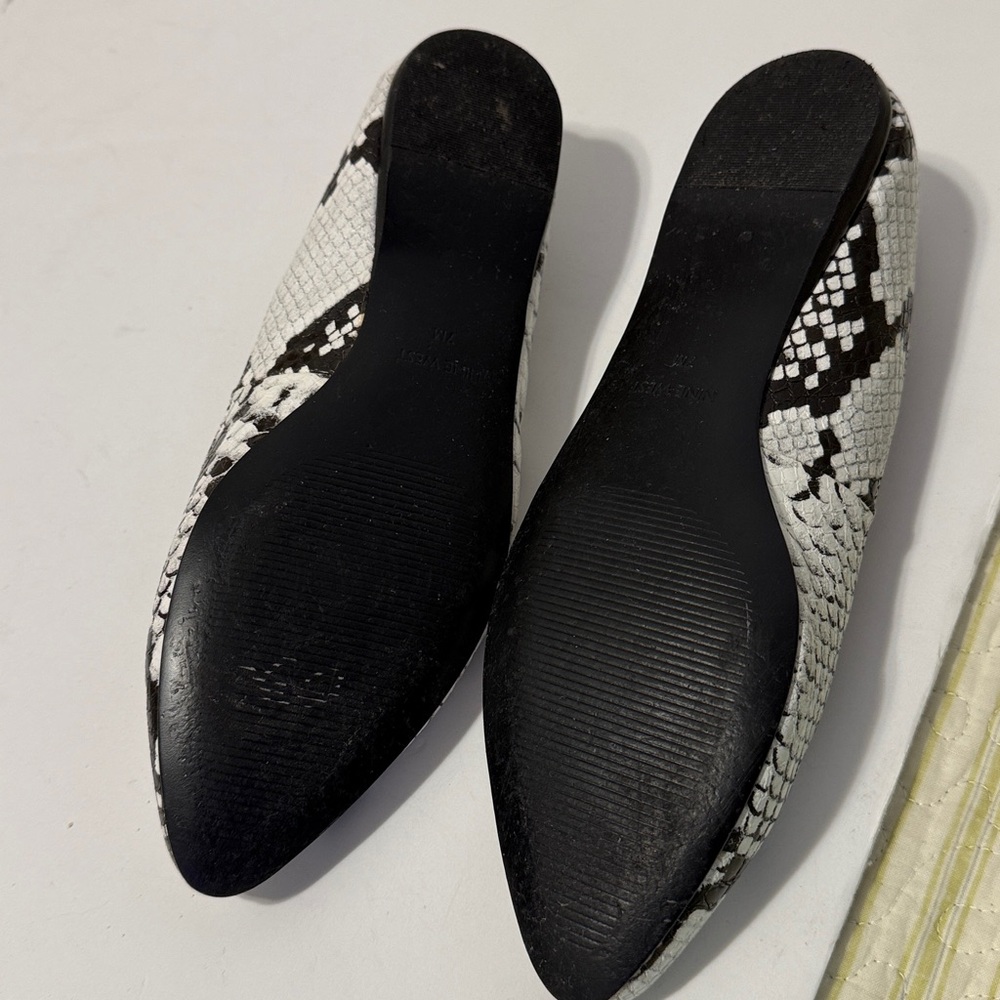 Nine West Snakeskin Patterned Flats - Picture 6 of 6